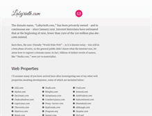 Tablet Screenshot of labyrinth.com